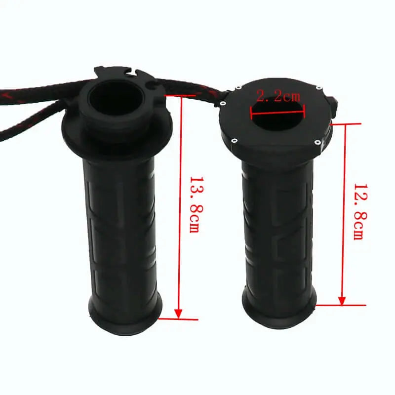 Universal Motorcycle 7/8" 22Mm Electric Heated Grips Scooter Moped Bar Hand Warmer Adjustable Hot Grip 12V Pair