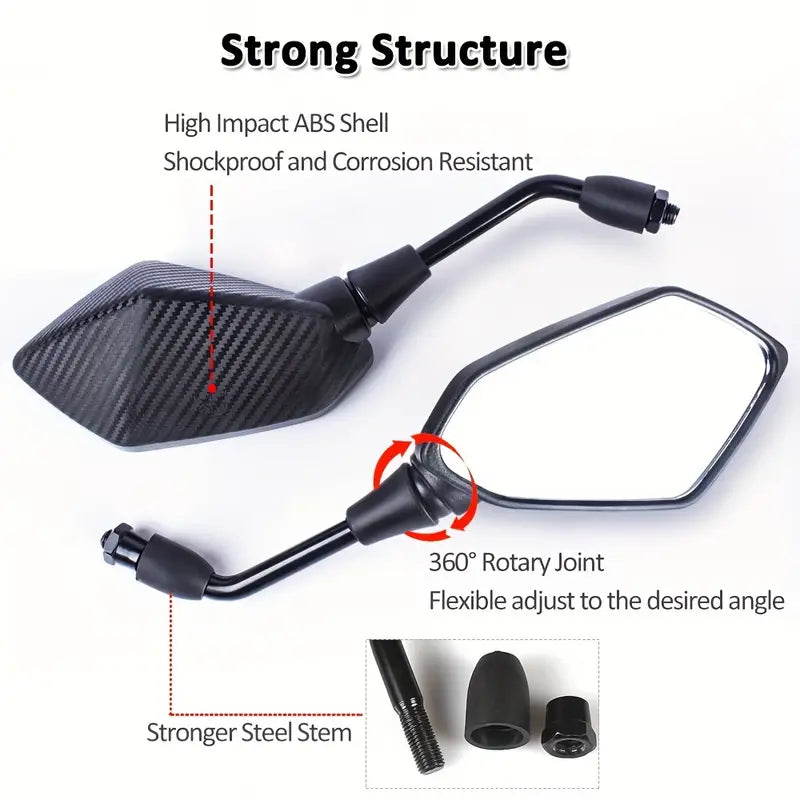 Universal Motorrad Rückspiegel - Aran Shop