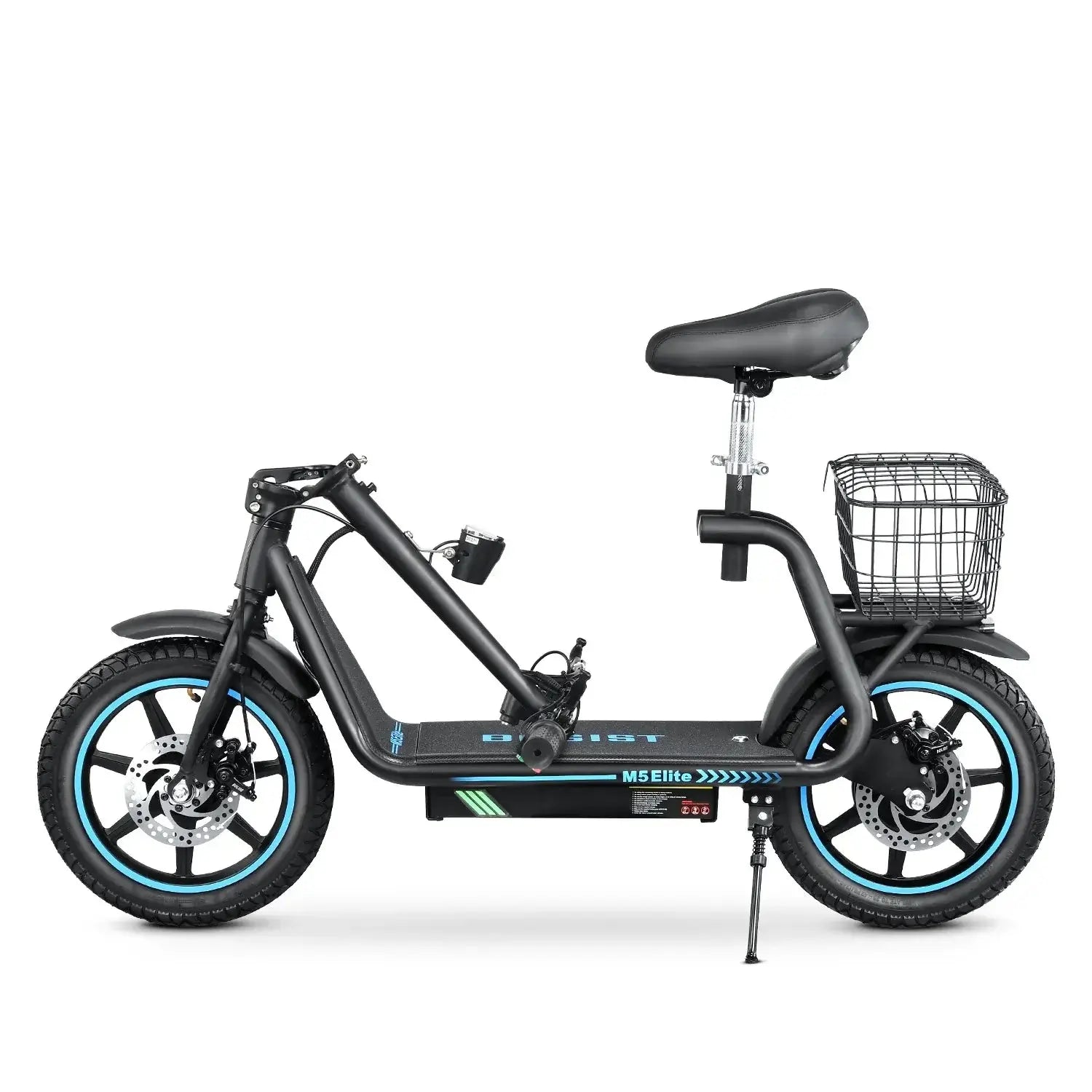 BOGIST M5 Elite-Honeywhale Zima Blue Electric Scooter 14” Front Rear Tire 500W 40-45 KM Range More Powerful for EU Aran Shop