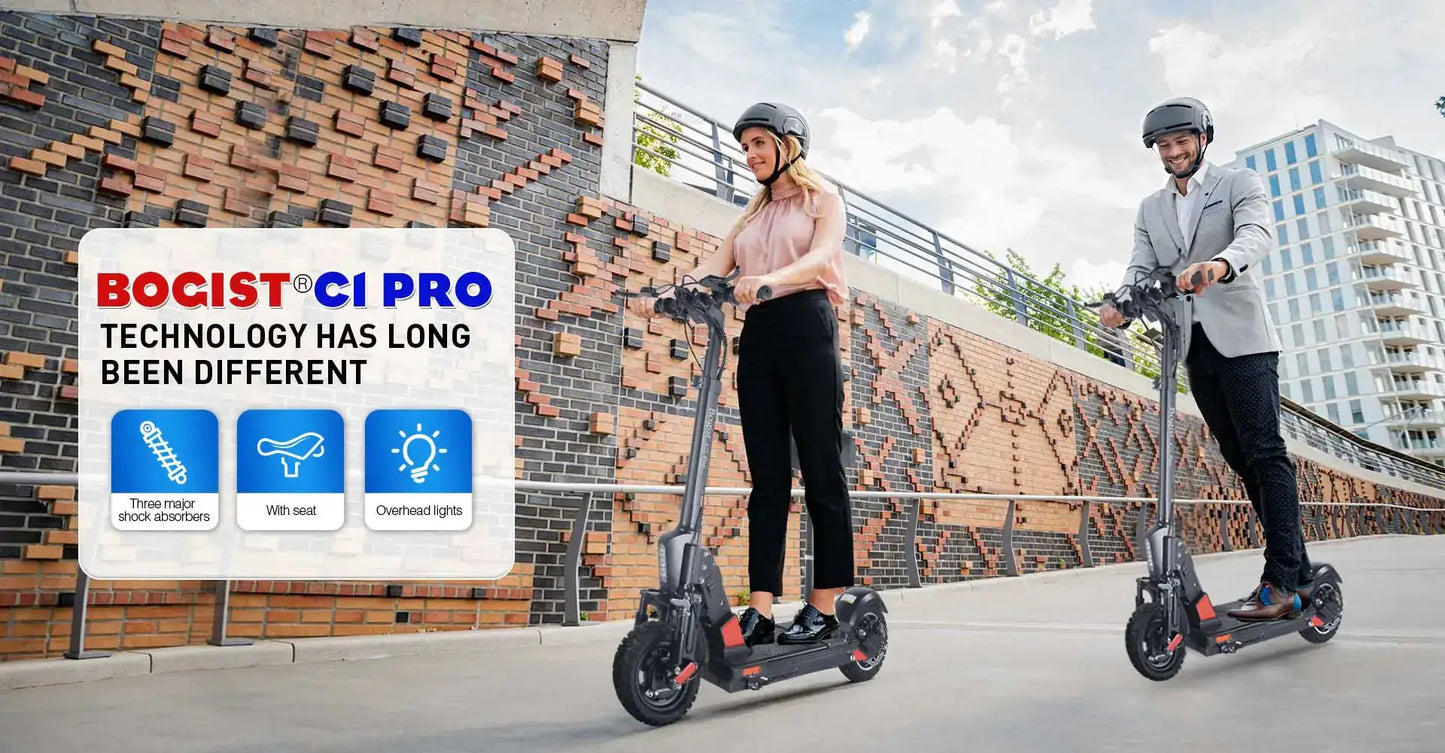 BOGIST C1 Pro Electric Scooter, 500W 48V 13Ah 40km or 20 Ah 70km Aran Shop