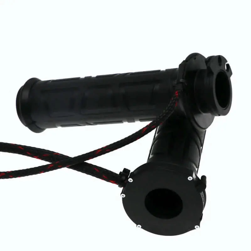 Universal Motorcycle 7/8" 22Mm Electric Heated Grips Scooter Moped Bar Hand Warmer Adjustable Hot Grip 12V Pair