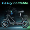 BOGIST M5 Elite-Honeywhale Zima Blue Electric Scooter 14” Front Rear Tire 500W 40-45 KM Range More Powerful for EU Aran Shop