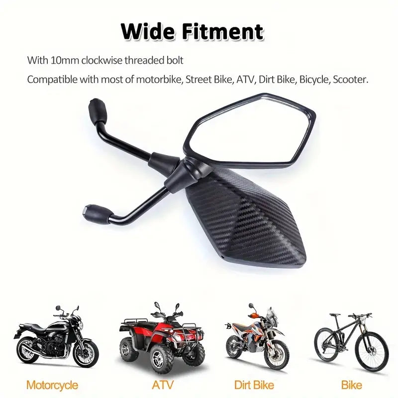 Universal Motorrad Rückspiegel - Aran Shop