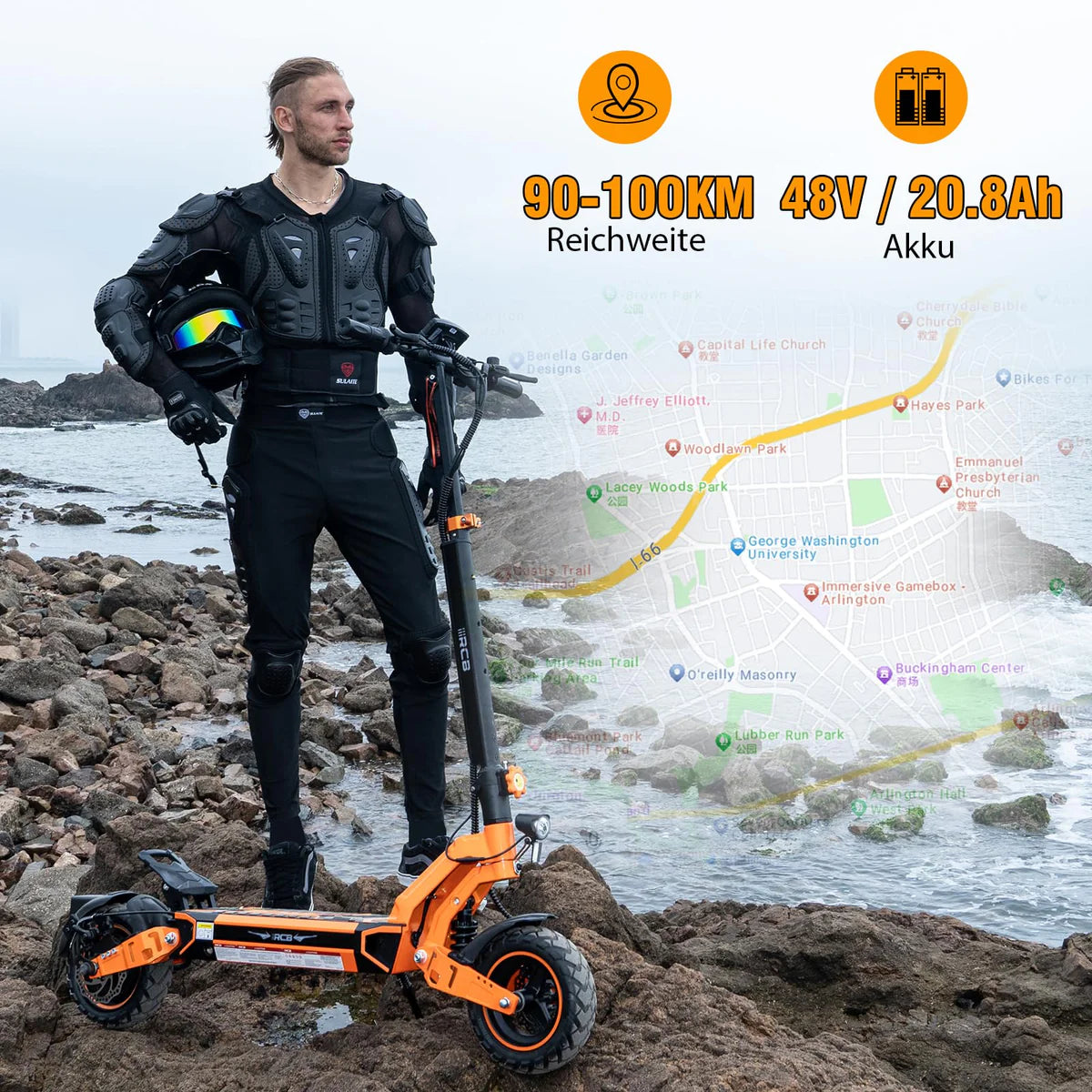 RCB D7 PRO ABE Elektroroller Aran Shop