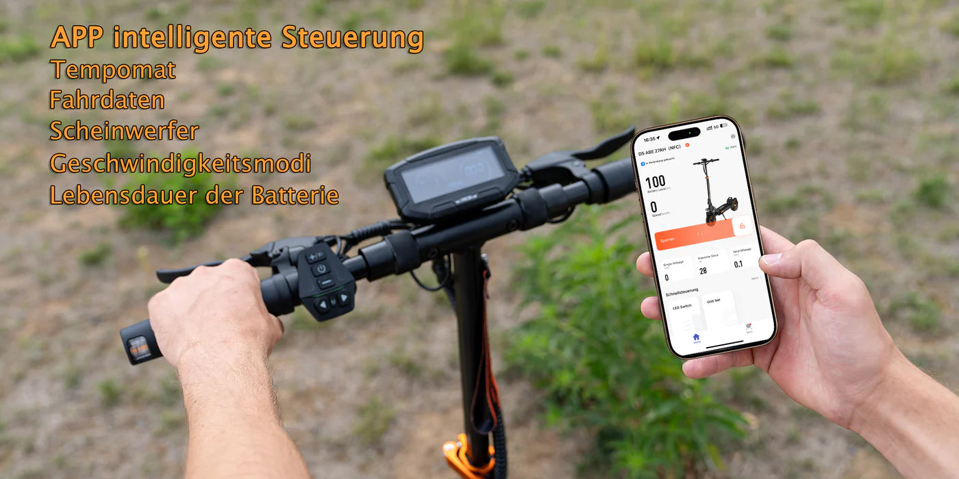 RCB D5 PRO ABE Elektroroller Blinker Ultra (RCB D5 PRO NFC+Turn Signal) Aran Shop