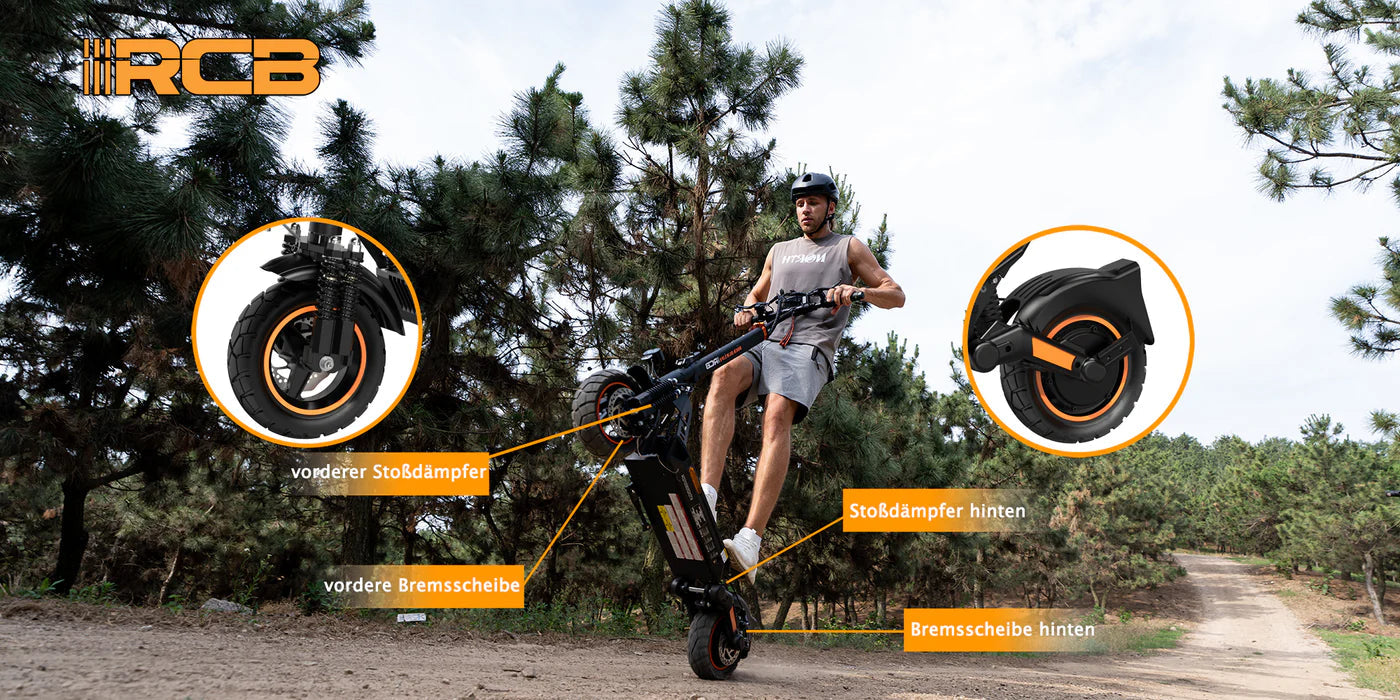 RCB D5 PRO ABE Elektroroller Blinker Ultra (RCB D5 PRO NFC+Turn Signal) Aran Shop