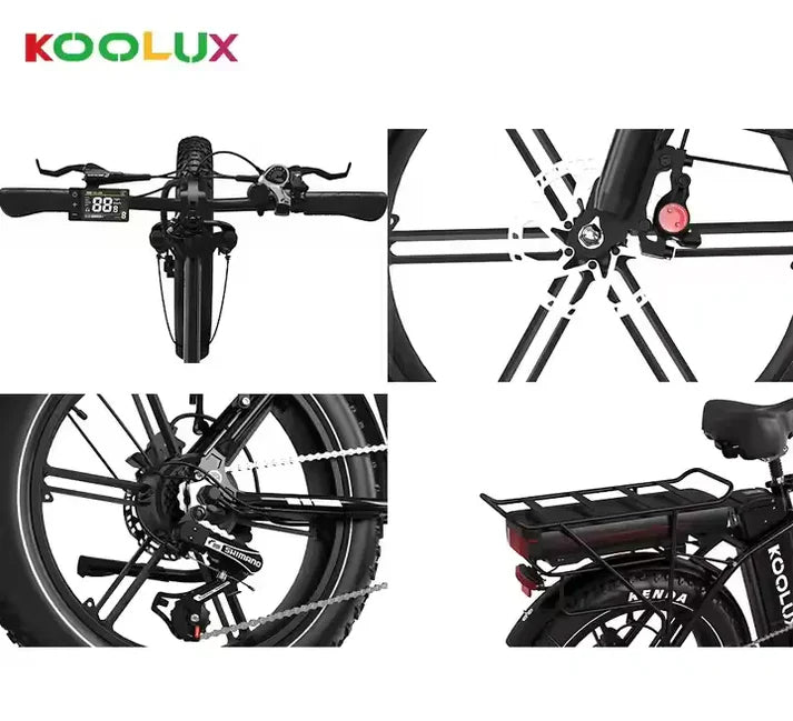 Koolux X11 Faltbares E-Bike mit Doppelt-Batterie Aran Shop