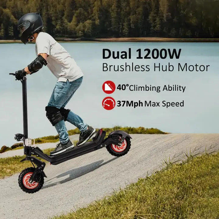 G63 Elektroroller mit 1200W Dual-Motor – Bis zu 50 km/h Offroad Performance Aran Shop